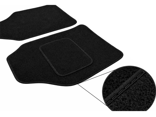 Dywaniki samochodowe, Dywaniki welurowe.