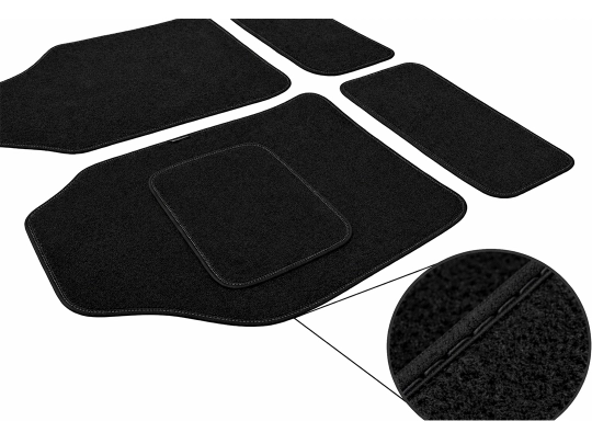 Dywaniki samochodowe, Dywaniki welurowe.