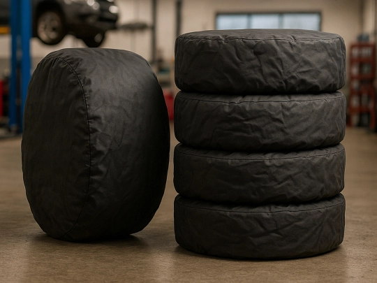 Pokrowce samochodowe, Pokrowce ochronne materiałowe. Najważniejsze cechy