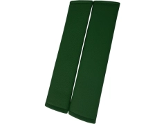 Nakładki samochodowe, Nakładki na pasy skórzane w kolorze zielony,.