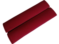 Nakładki samochodowe, Nakładki na pasy welurowe w kolorze bordowy,.