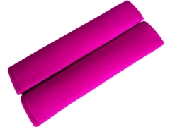 Nakładki samochodowe, Nakładki na pasy welurowe w kolorze różowy,.