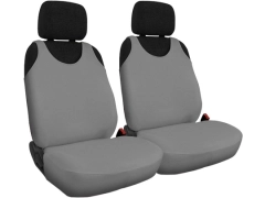 Koszulki samochodowe, Koszulki na siedzenia materiałowe w kolorze jasnoszary,.