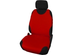 Koszulki samochodowe, Koszulki na siedzenia materiałowe w kolorze czerwony,.