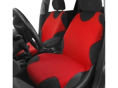 Koszulki samochodowe, Koszulki na siedzenia materiałowe w kolorze czerwony,.