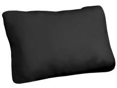 Poduszki samochodowe, Poduszki korygujące skórzane w kolorze czarny,.