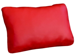 Poduszki samochodowe, Poduszki korygujące skórzane w kolorze czerwony,.
