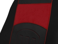 Pokrowce samochodowe, Pokrowce uniwersalne materiałowe, pikowane w kolorze bordowy,.