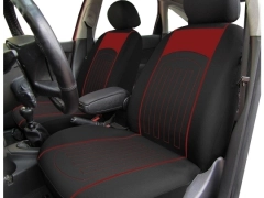 Pokrowce samochodowe, Pokrowce uniwersalne materiałowe, pikowane w kolorze bordowy,.