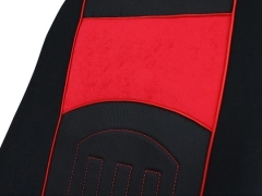 Pokrowce samochodowe, Pokrowce uniwersalne materiałowe, pikowane w kolorze czerwony,.