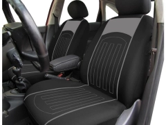 Pokrowce samochodowe, Pokrowce uniwersalne materiałowe, pikowane w kolorze szary,.