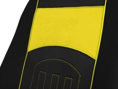 Pokrowce samochodowe, Pokrowce uniwersalne materiałowe, pikowane w kolorze żółty,.