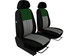 Pokrowce samochodowe do Opel Crossland X (2017-2020). Pokrowce miarowe materiałowe, pikowane, welurowe w kolorze szaro - zielony, pasują do Opel Crossland X (2017-2020).