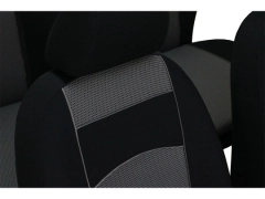 Pokrowce samochodowe do Toyota Corolla Cross Hybrid (2022-...). Pokrowce miarowe materiałowe pasują do Toyota Corolla Cross Hybrid (2022-...).