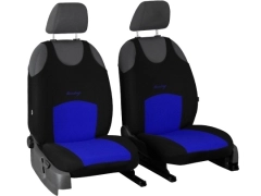 Koszulki samochodowe, Koszulki na siedzenia materiałowe w kolorze niebieski,.