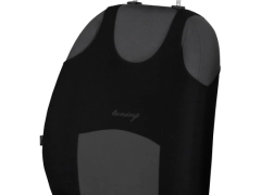 Koszulki samochodowe, Koszulki na siedzenia materiałowe w kolorze szary,.