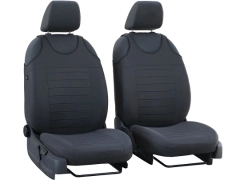 Koszulki samochodowe, Koszulki na siedzenia materiałowe w kolorze popielaty,.