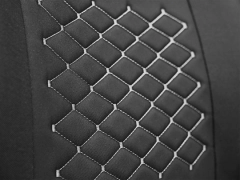 Koszulki samochodowe, Koszulki na siedzenia materiałowe w kolorze szary,.