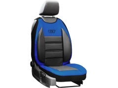 Maty samochodowe, Maty tłoczone skórzane, materiałowe w kolorze niebieski,.