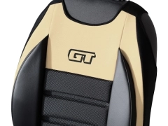 Maty samochodowe, Maty tłoczone skórzane, materiałowe w kolorze beżowy,.