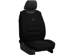 Maty samochodowe, Maty tłoczone alkantara w kolorze czarny,.