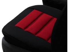 Maty samochodowe, Maty tłoczone alkantara w kolorze czerwony,.