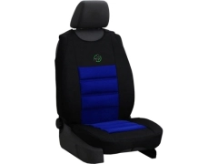 Maty samochodowe, Maty tłoczone alkantara w kolorze niebieski,.