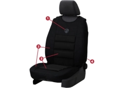 Maty samochodowe, Maty tłoczone alkantara.