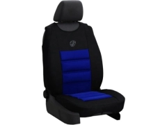 Maty samochodowe, Maty tłoczone alkantara w kolorze niebieski,.