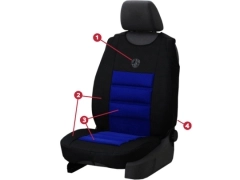 Maty samochodowe, Maty tłoczone alkantara.