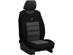 Maty samochodowe, Maty tłoczone alkantara w kolorze szary,.