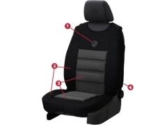 Maty samochodowe, Maty tłoczone alkantara.