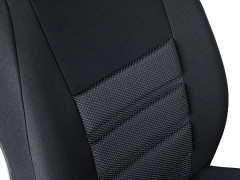 Maty samochodowe, Maty tłoczone materiałowe.