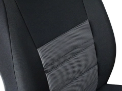 Maty samochodowe, Maty tłoczone materiałowe.