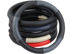 Pokrowce samochodowe, Pokrowce na kierownice skórzane.