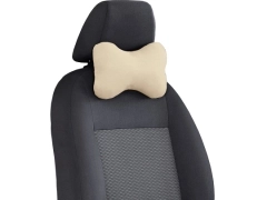 Poduszki samochodowe, Poduszki korygujące alkantara w kolorze beżowy,.