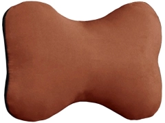 Poduszki samochodowe, Poduszki korygujące alkantara w kolorze brązowy,.