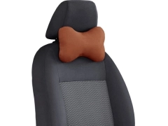 Poduszki samochodowe, Poduszki korygujące alkantara w kolorze brązowy,.