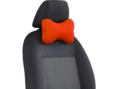 Poduszki samochodowe, Poduszki korygujące alkantara w kolorze ceglasty,.