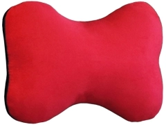 Poduszki samochodowe, Poduszki korygujące alkantara w kolorze czerwony,.