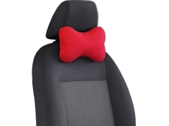 Poduszki samochodowe, Poduszki korygujące alkantara w kolorze czerwony,.