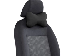 Poduszki samochodowe, Poduszki korygujące alkantara w kolorze czarny,.