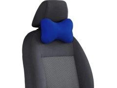 Poduszki samochodowe, Poduszki korygujące alkantara w kolorze niebieski,.