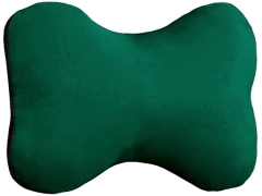 Poduszki samochodowe, Poduszki korygujące alkantara w kolorze zielony,.