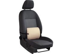 Poduszki samochodowe, Poduszki korygujące alkantara w kolorze beżowy,.