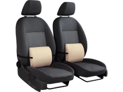 Poduszki samochodowe, Poduszki korygujące alkantara w kolorze beżowy,.