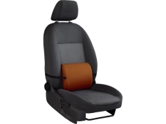 Poduszki samochodowe, Poduszki korygujące alkantara w kolorze brązowy,.