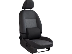Poduszki samochodowe, Poduszki korygujące alkantara w kolorze czarny,.