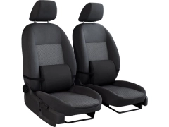 Poduszki samochodowe, Poduszki korygujące alkantara w kolorze czarny,.