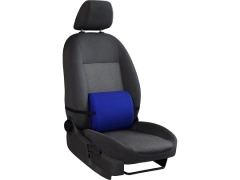 Poduszki samochodowe, Poduszki korygujące alkantara w kolorze niebieski,.